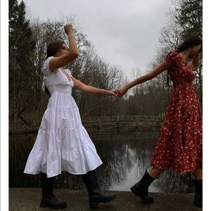 WeWoreWhat Cotton Poplin Maxi